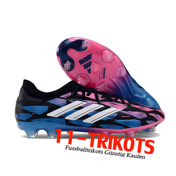 Copa Fussballschuhe PURE II+ FG BOOTS Schwarz/Blau/Rosa