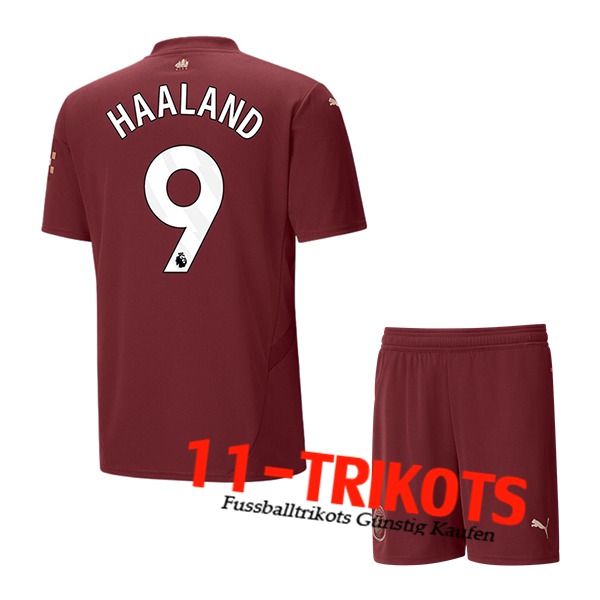 Manchester City (HAALAND #9) Kinder 2024/2025 Third Trikot