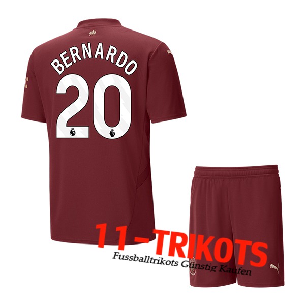 Manchester City (BERNARDO #20) Kinder 2024/2025 Third Trikot