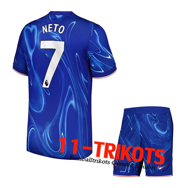 Chelsea (NETO #7) Kinder 2024/2025 Heimtrikot