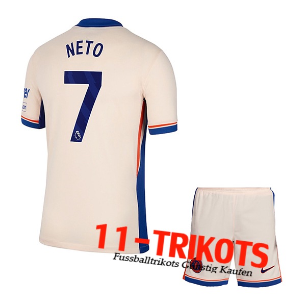 Chelsea (NETO #7) Kinder 2024/2025 Auswärtstrikot