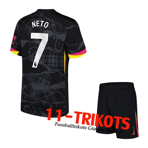 Chelsea (NETO #7) Kinder 2024/2025 Third Trikot