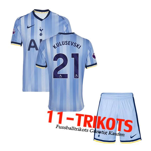 Tottenham Hotspur (KULUSEVSKI #21) Kinder 2024/2025 Auswärtstrikot