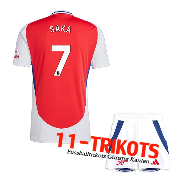 Arsenal (SAKA #7) Kinder 2024/2025 Heimtrikot