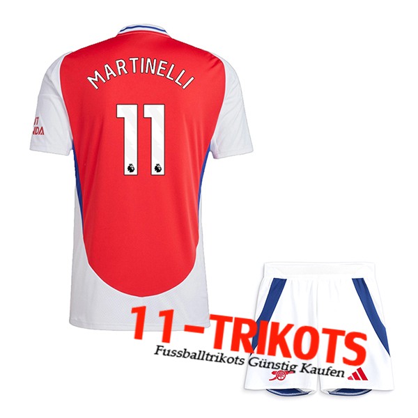 Arsenal (MARTINELLI #11) Kinder 2024/2025 Heimtrikot