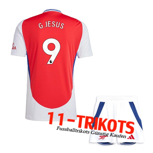 Arsenal (G.JESUS #9) Kinder 2024/2025 Heimtrikot