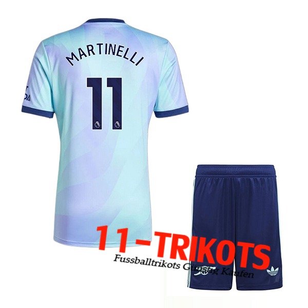 Arsenal (MARTINELLI #11) Kinder 2024/2025 Third Trikot