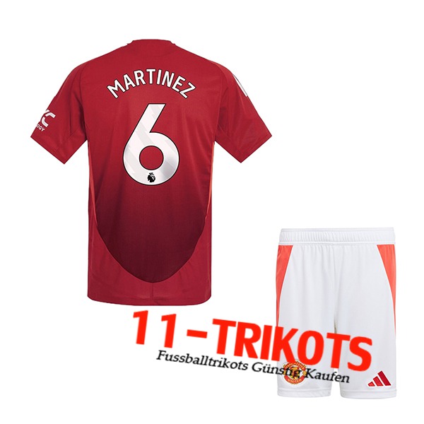 Manchester United (MARTINEZ #6) Kinder 2024/2025 Heimtrikot