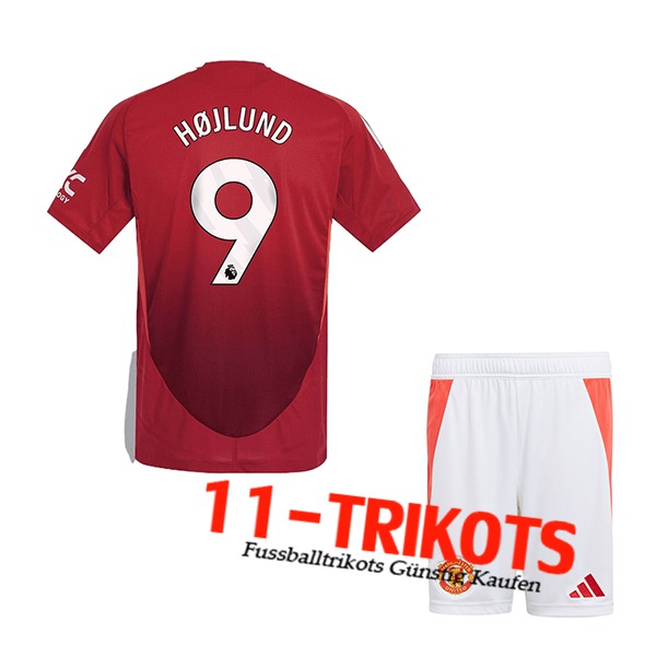 Manchester United (HOJLUND #9) Kinder 2024/2025 Heimtrikot