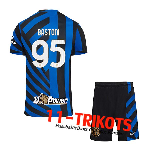 Inter Milan (BASTONI #95) Kinder 2024/2025 Heimtrikot