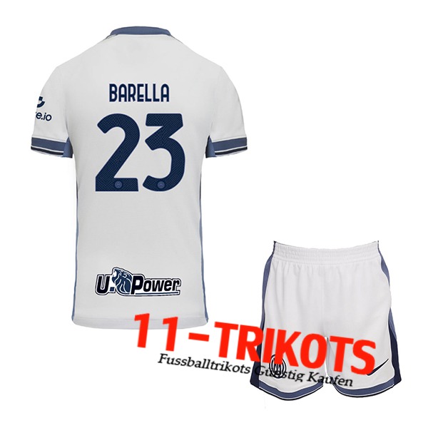 Inter Milan (BARELLA #23) Kinder 2024/2025 Auswärtstrikot