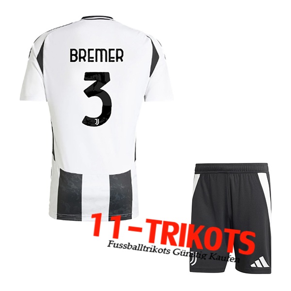 Juventus (BREMER #3) Kinder 2024/2025 Heimtrikot