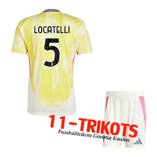 Juventus (LOCATELLI #5) Kinder 2024/2025 Auswärtstrikot