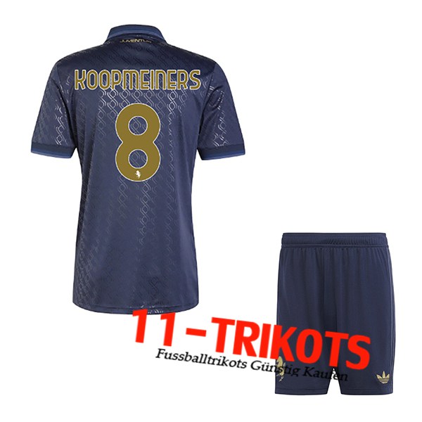 Juventus (KOOPMEINERS #8) Kinder 2024/2025 Third Trikot