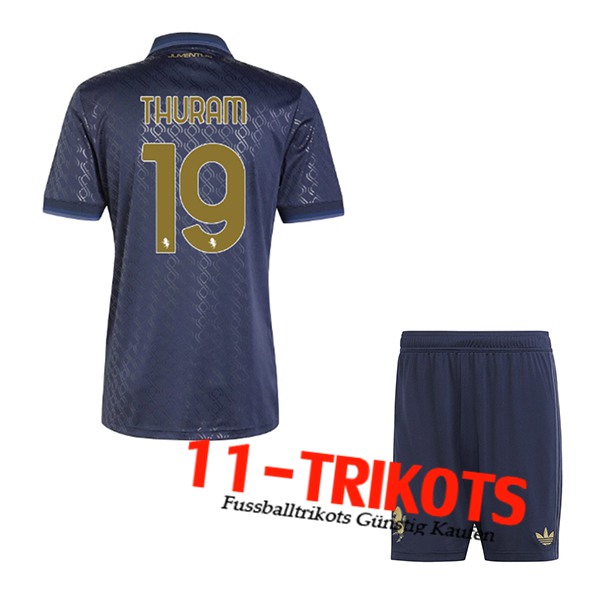 Juventus (THURAM #19) Kinder 2024/2025 Third Trikot