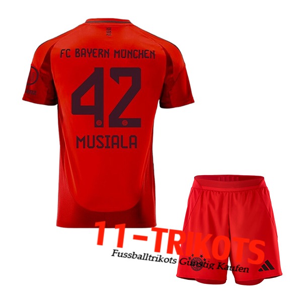 Bayern Munchen (MUSIALA #42) Kinder 2024/2025 Heimtrikot