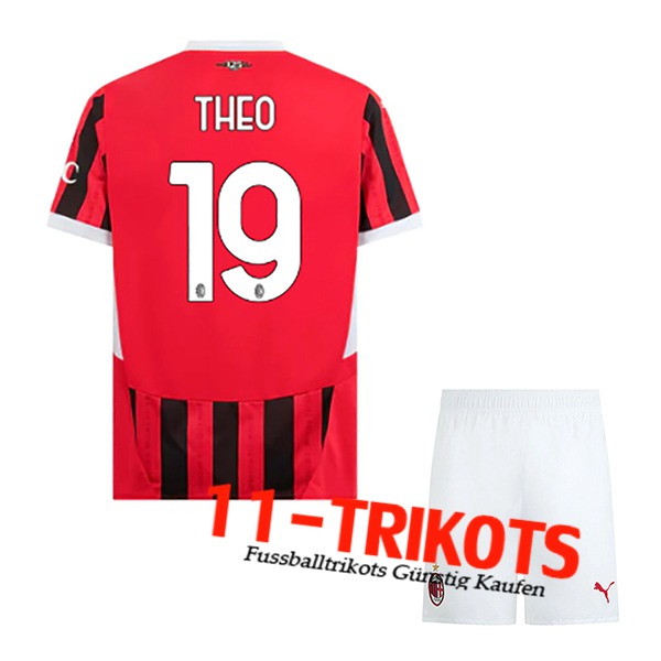 AC Milan (THEO #19) Kinder 2024/2025 Heimtrikot