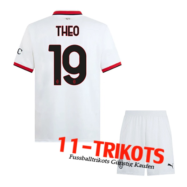 AC Milan (THEO #19) Kinder 2024/2025 Auswärtstrikot