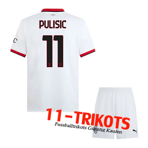 AC Milan (PULISIC #11) Kinder 2024/2025 Auswärtstrikot