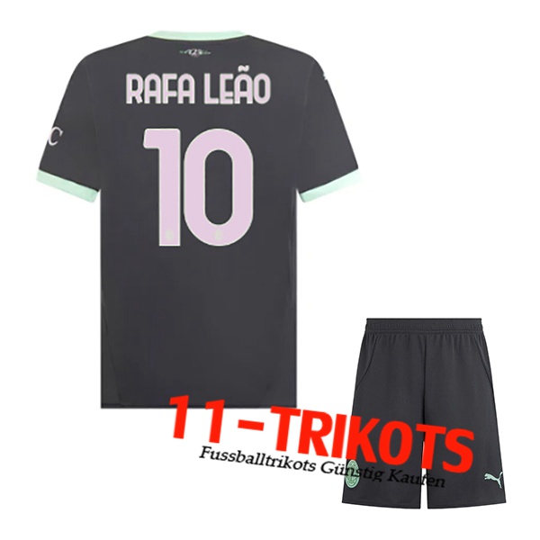 AC Milan (RAFAEL LEÃO #10) Kinder 2024/2025 Third Trikot