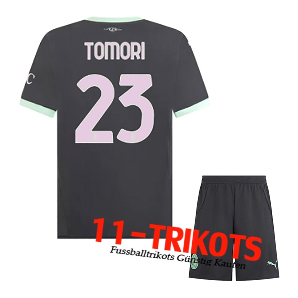 AC Milan (TOMORI #23) Kinder 2024/2025 Third Trikot