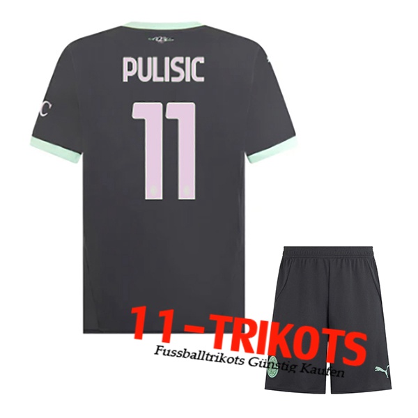 AC Milan (PULISIC #11) Kinder 2024/2025 Third Trikot