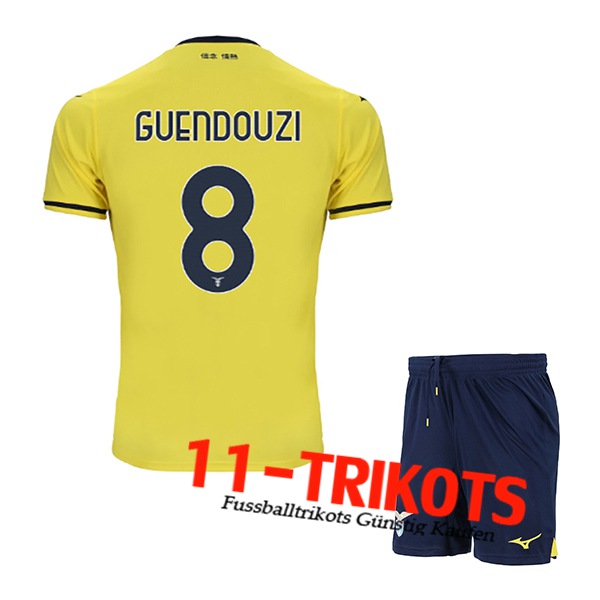 SS Lazio (GUENDOUZI #8) Kinder 2024/2025 Auswärtstrikot