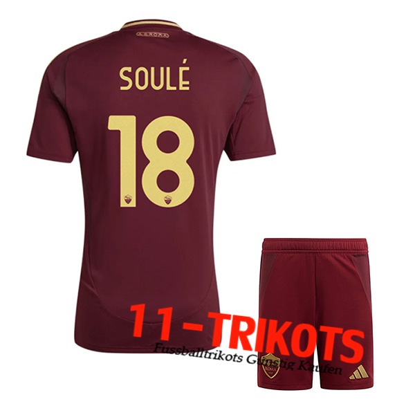 AS Rom (SOULÉ #18) Kinder 2024/2025 Heimtrikot