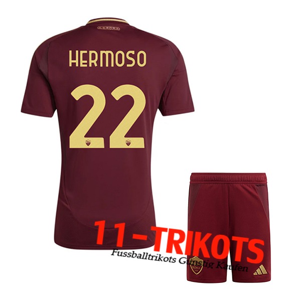 AS Rom (HERMOSO #22) Kinder 2024/2025 Heimtrikot