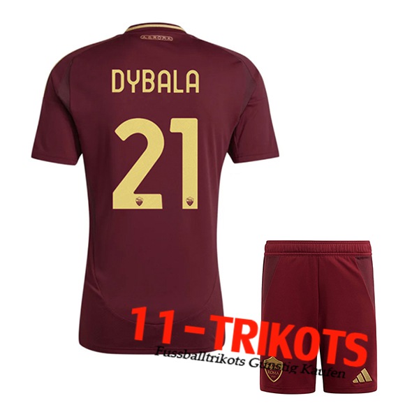 AS Rom (DYBALA #21) Kinder 2024/2025 Heimtrikot