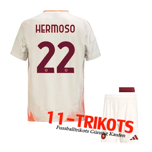 AS Rom (HERMOSO #22) Kinder 2024/2025 Auswärtstrikot