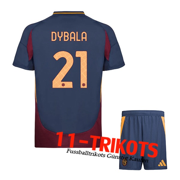 AS Rom (DYBALA #21) Kinder 2024/2025 Third Trikot