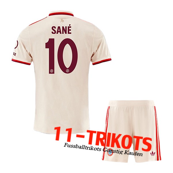 Bayern Munchen Fussball Trikots (SANÉ #10) Kinder 2024/2025 Champions League