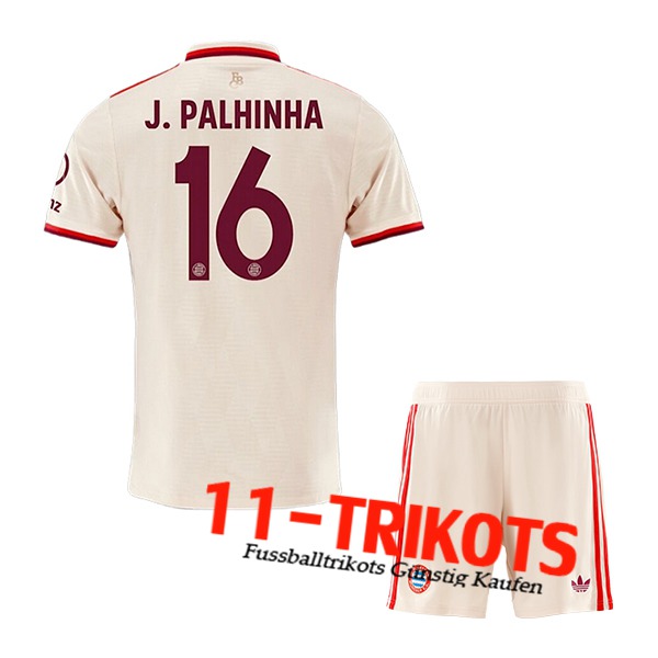 Bayern Munchen Fussball Trikots (J.PALHINHA #16) Kinder 2024/2025 Champions League