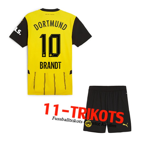 Dortmund BVB (BRANDT #10) Kinder 2024/2025 Heimtrikot