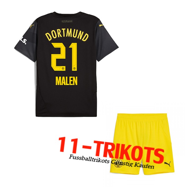 Dortmund BVB (MALEN #21) Kinder 2024/2025 Auswärtstrikot