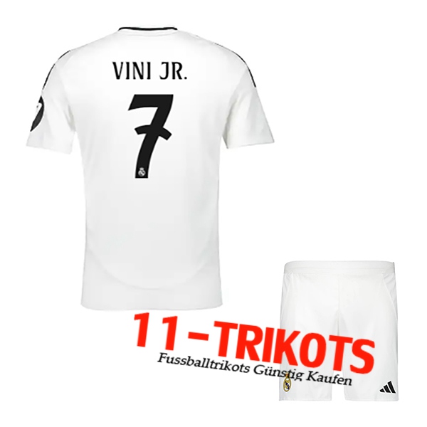 Real Madrid (VINI JR. #7) Kinder 2024/2025 Heimtrikot