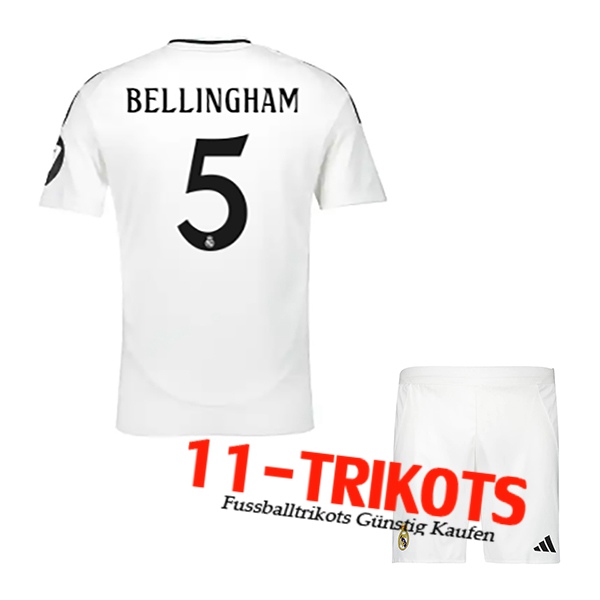 Real Madrid (BELLINGHAM #5) Kinder 2024/2025 Heimtrikot