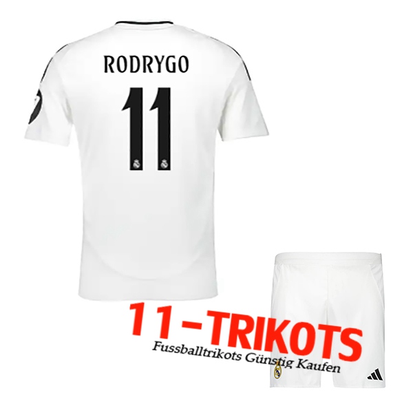 Real Madrid (RODRYGO #11) Kinder 2024/2025 Heimtrikot