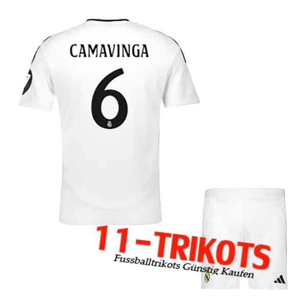 Real Madrid (CAMAVINGA #6) Kinder 2024/2025 Heimtrikot