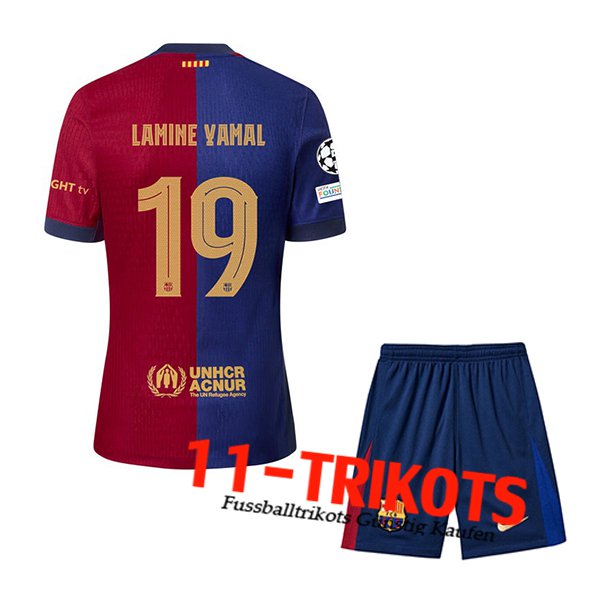 Barcelona (LAMINE YAMAL #19) Kinder 2024/2025 Heimtrikot