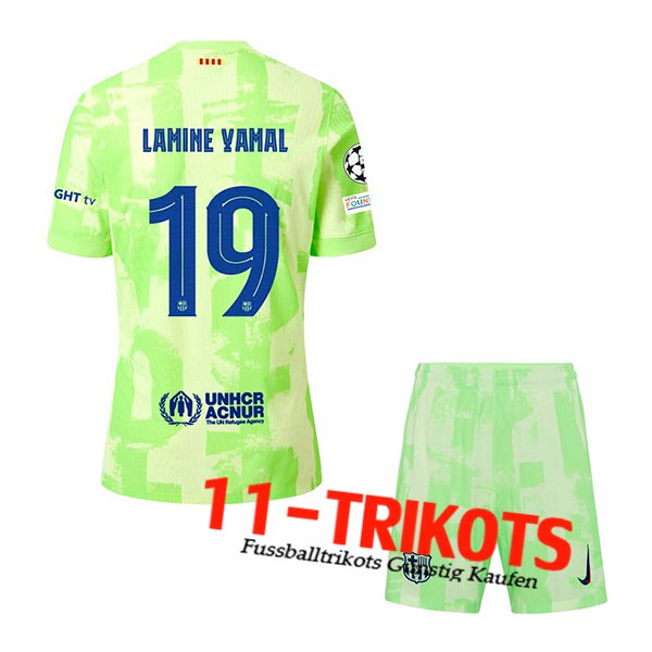 Barcelona (LAMINE YAMAL #19) Kinder 2024/2025 Third Trikot