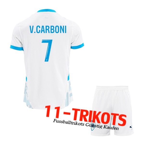 Marseille (V.CARBONI #7) Kinder 2024/2025 Heimtrikot