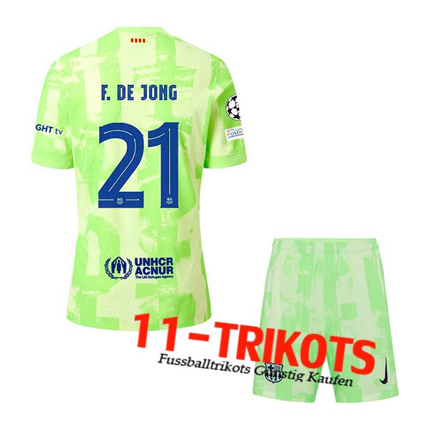 Barcelona (F. DE JONG #21) Kinder 2024/2025 Third Trikot