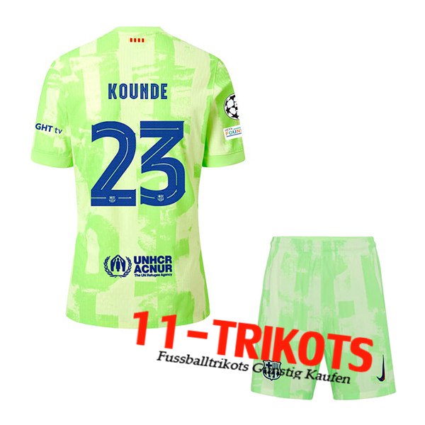 Barcelona (KOUNDE #23) Kinder 2024/2025 Third Trikot