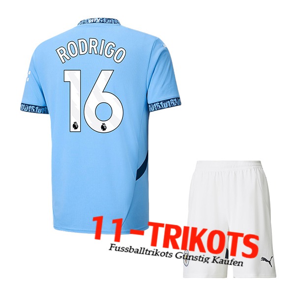 Manchester City (RODRIGO #16) Kinder 2024/2025 Heimtrikot