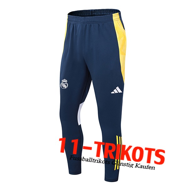 Real Madrid Trainingshose Blau/Weiß/Gelb 2024/2025