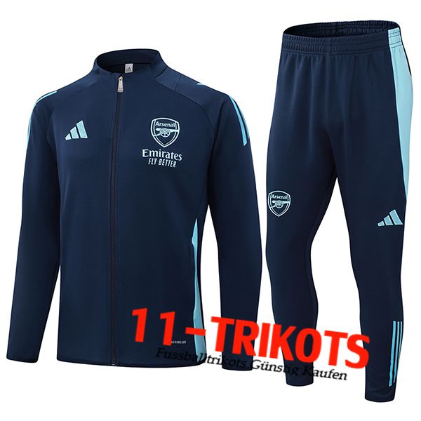 Arsenal Trainingsanzug Trainingsjacke Königsblau 2024/2025