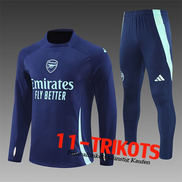 Arsenal Trainingsanzug Kinder Blau/Grün 2024/2025