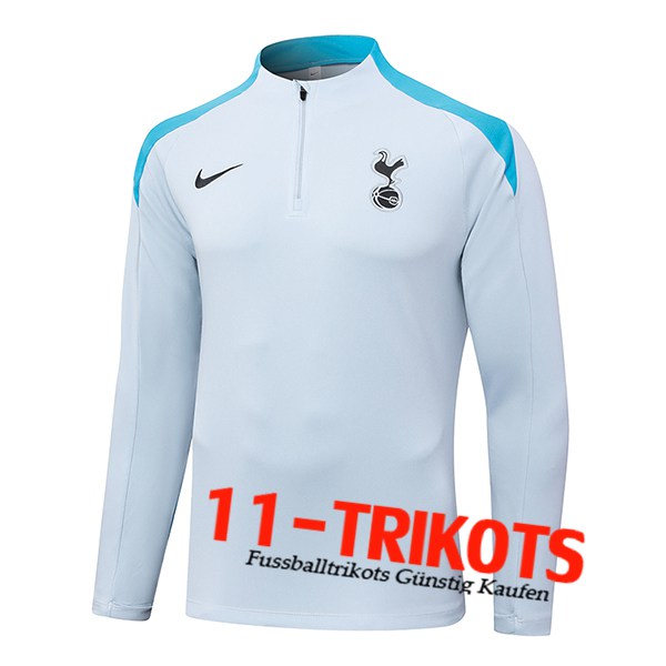 Tottenham Hotspur Training Sweatshirt Weiß/Blau 2024/2025